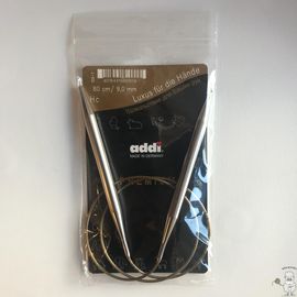 Круговые спицы для вязания Addi Hc 80 см / 9 мм