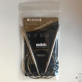 Круговые спицы для вязания Addi Gd 80 см / 7 мм